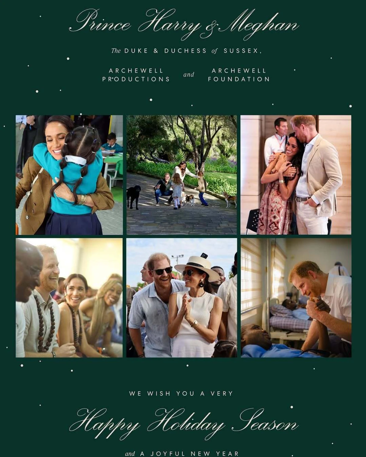 Blagdanska čestitka Meghan i Harryja: Rijetki obiteljski trenutak pun simbolike