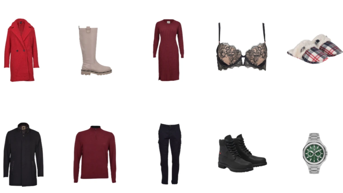 Desigual ženski kaput - 139,30 EUR Liu Jo ženske čizme, Corso Roma - 133,00 EUR GANT haljina - 133,00 EUR Palmers grudnjak - 49,99 EUR Yamamay ženske papuče - 13,96 EUR Jeordie's muški kaput - 252,17 EUR Boss muška vesta - 111,30 EUR Galileo muške hlače - 39,95 EUR Timberland muške čizme - 109,95 EUR Santa Barbara Polo&Racquet Club ručni sat, Cordis - 119,00 EUR