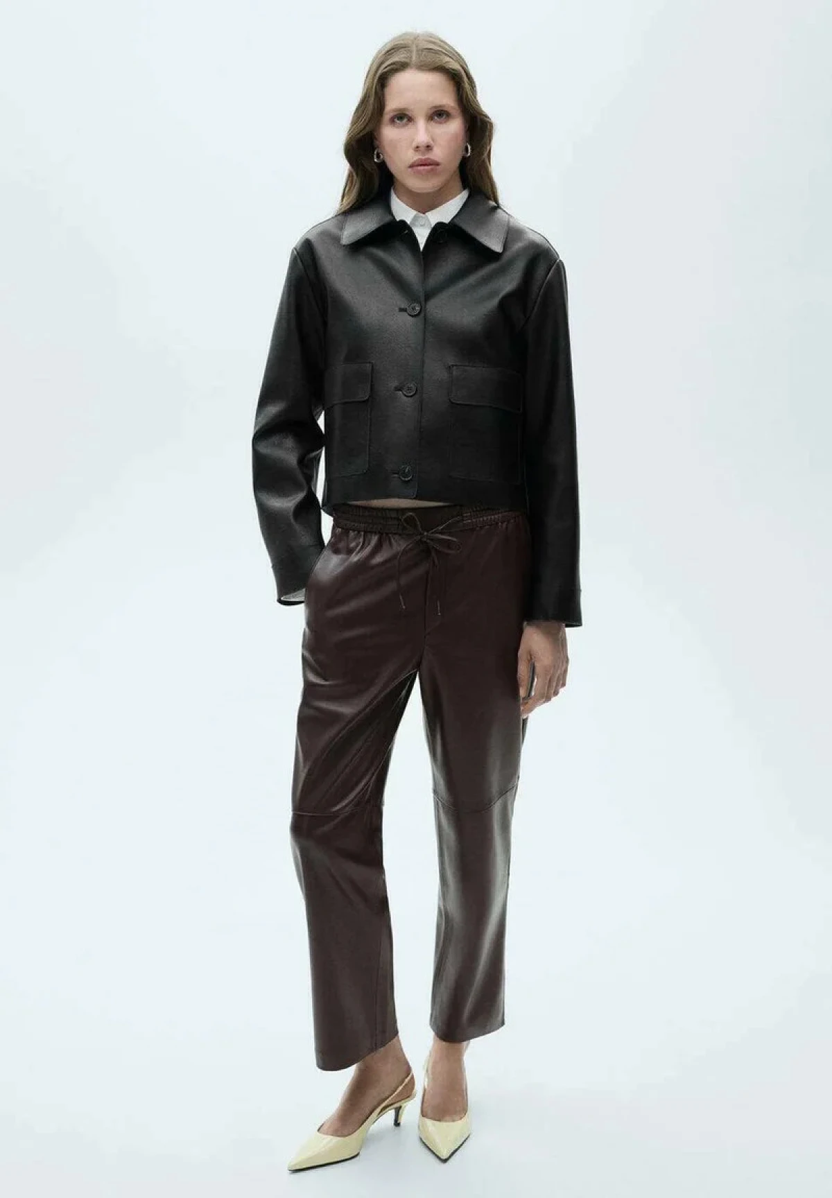 mango kožne hlače 29,99 eur