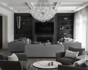 Zbog ovog stana obožavamo crnu boju u interijerima | ELLE