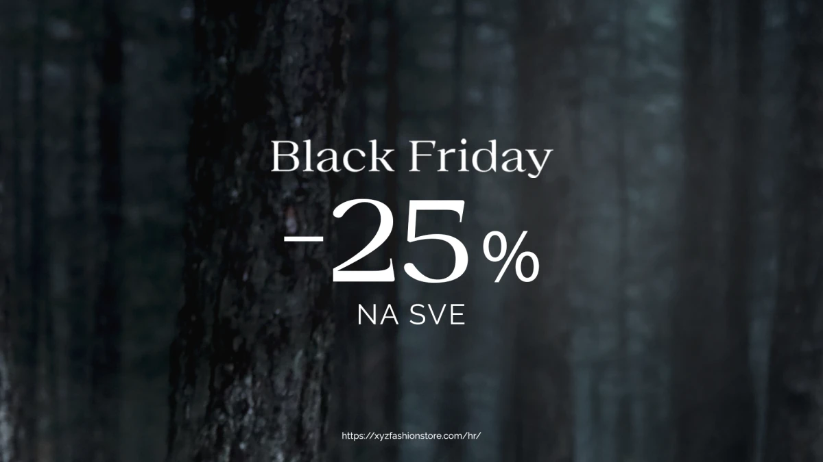 XYZ donosi najekskluzivniji Black Friday 25% popusta